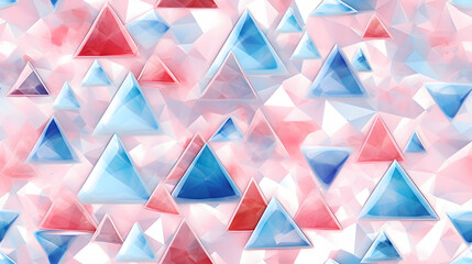 Abstract Seamless Triangle Pattern