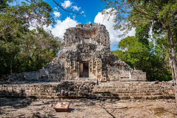 Maya Ruins in Chicannà