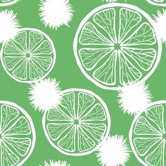 Cartoon summer seamless lemon pattern for wrapping paper and fabrics and linens and kids clothes print