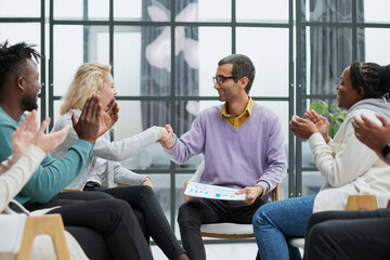 Executive Team Listening to Contrary Views from Colleague