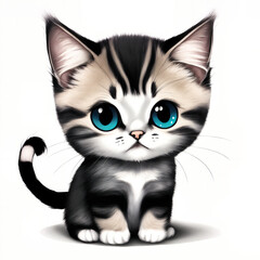 Illustration of cute cat