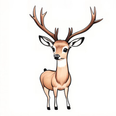 Illustration of a deer