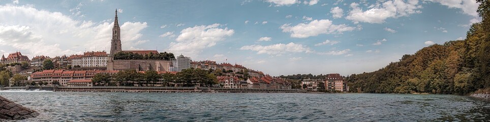 panorama of the beautiful town