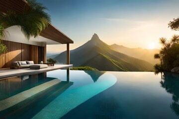 Paradise Found: Catchy AI-Generated Landscape and Pool Designs