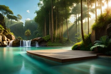 Serenity Splash: Trending AI-Created Landscapes and Pool Designs