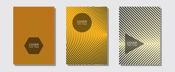 Certificate layouts vector graphic design set.