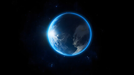 宇宙から見た地球の壮大な景観 No.032 | A Majestic View of Earth from Space Generative AI