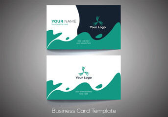 Simple and creative business card vector template