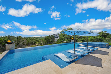 Luxury modern pool 