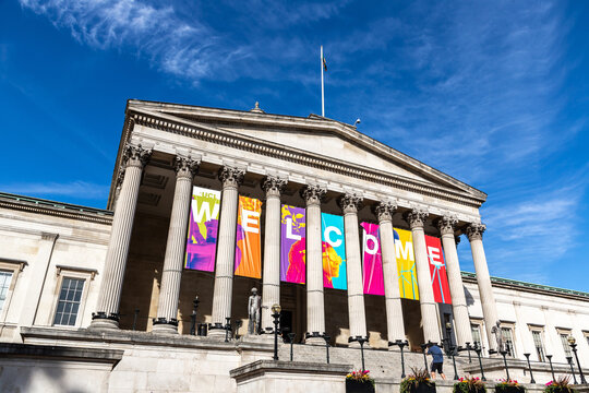 University College London in a sunny day in London, UK