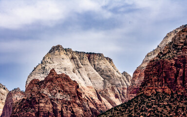 Fototapeta na wymiar mountains in Zion National Park