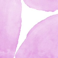 Fototapeta premium Pink Watercolor Framed Corner Background