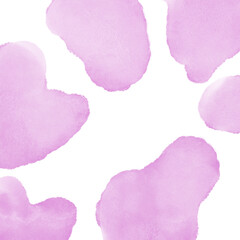 Pink Watercolor Framed Corner Background