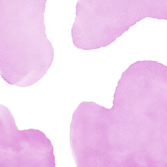 Pink Watercolor Framed Corner Background