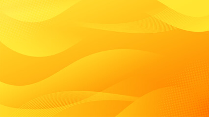 Abstract Yellow liquid background. Modern background design. gradient color. Dynamic Waves. Fluid shapes composition. Fit for website, banners, wallpapers, brochure, posters