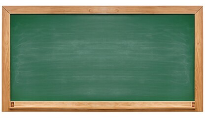 Green Chalkboard background, Chalk blackboard, empty school blackboard, Back to School concept, Generative AI