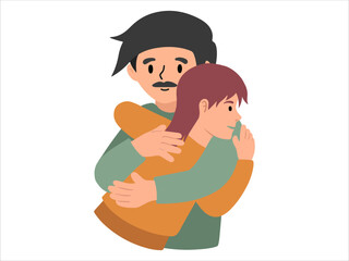 Father day People Character illustration