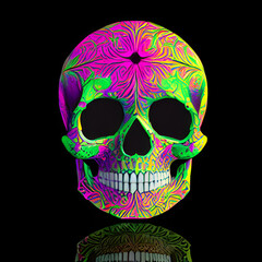 Colorful Skull Designs