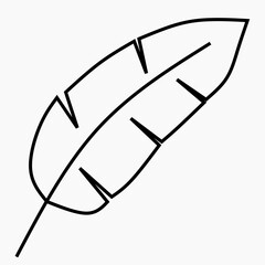 banana leaf icon