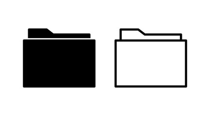 Folder icon vector. document folder icon
