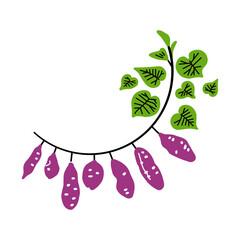 さつまいものフレーム（カラー）