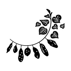 さつまいものフレーム（黒）