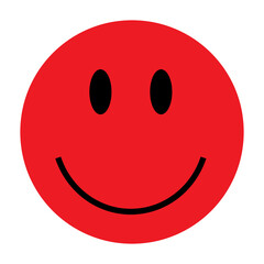 Fototapeta premium smile face button