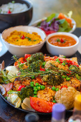 chicken and vegetables