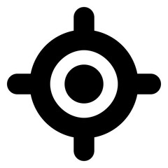 Fototapeta premium crosshair