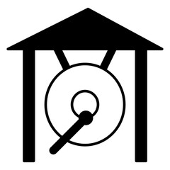 gong traditional percussion icon