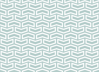 Geometric pattern with light blue and white . Geometric modern ornament. Seamless abstract background