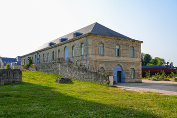 The Arsenal of the Abbey of Saint Jean des Vignes in the town of Soissons is now a museum located in the French department of Aisne in Picardy, France