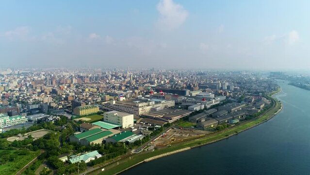 東京葛西の空撮