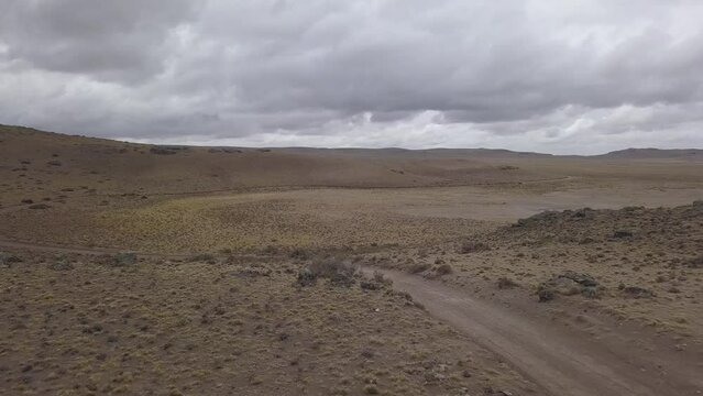 dry lacoon in parque Patagonia