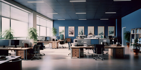 interior of modern office