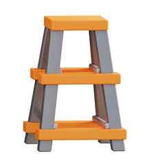 3d illustration ladder