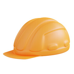 3d illustration safety helmet