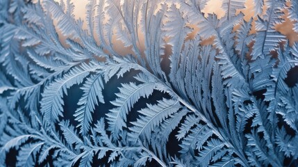fascinating patterns of frost, detailed and realistic, generative ai