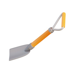 3d illustration spade