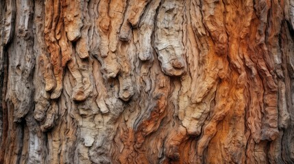 Obraz premium the detailed texture of tree bark, detailed and realistic, generative ai