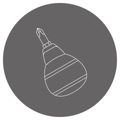 モノクロのイラストマーク_スタビープラスドライバー