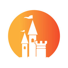 Castle logo icon design