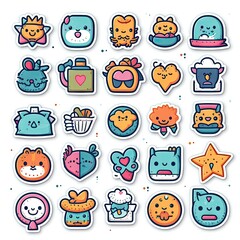 Cute icon for graphic resources generated from Ai.