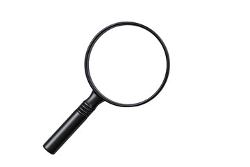 a magnifying glass isolated on a transparent background