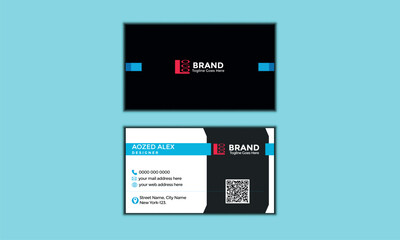 Business card Modern, Double-sided Creative business card, name card, visiting cards, visit card, corporate business cards, own card, Personal Card, void, grab, introduction, recruitment, id, elegant,