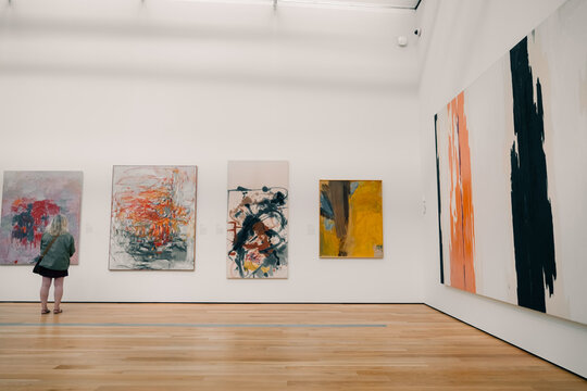 Exhibitions in LACMA, the Los Angeles County Museum of Art. usa - may 2023