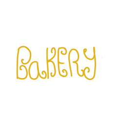 Text font bakery 