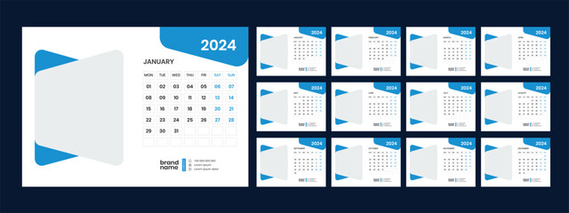 calendar, 2024, wall, calender, template