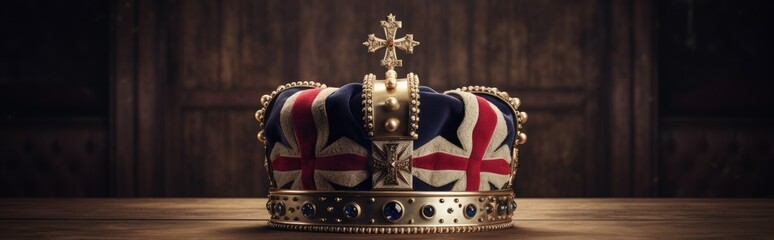 Crown of England. Generative AI