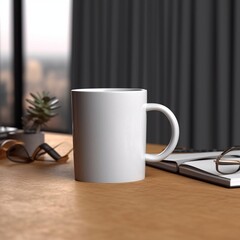 cup of coffee on a table